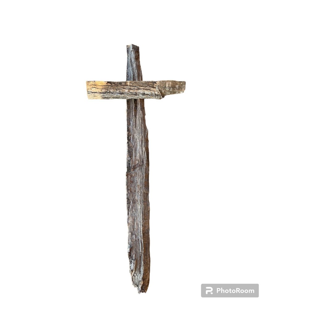 Rustic barn wood cross